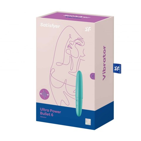 Stymulator-Ultra Power Bullet 6 (Turquoise) Stymulator-Ultra Power Bullet 6 (Turquoise)
