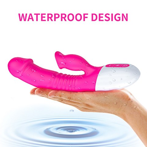 Wibrator-Silicon, Vibrator 7 Function and Heating Mode, Pink Wibrator-Silicon, Vibrator 7 Function and Heating Mode, Pink