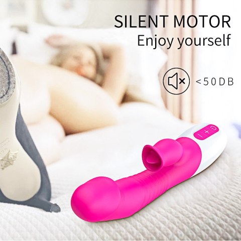Wibrator-Silicon, Vibrator 7 Function and Heating Mode, Pink Wibrator-Silicon, Vibrator 7 Function and Heating Mode, Pink