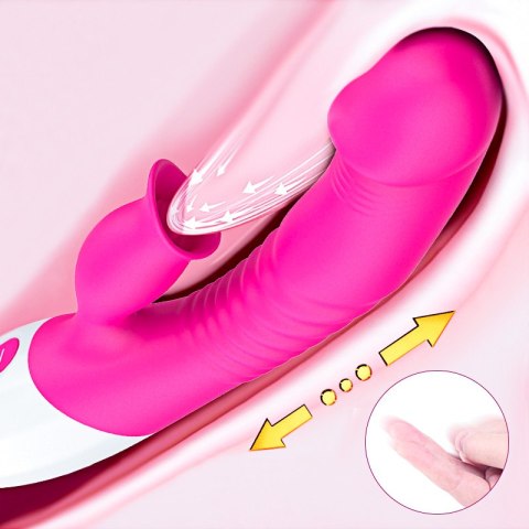 Wibrator-Silicon, Vibrator 7 Function and Heating Mode, Pink Wibrator-Silicon, Vibrator 7 Function and Heating Mode, Pink