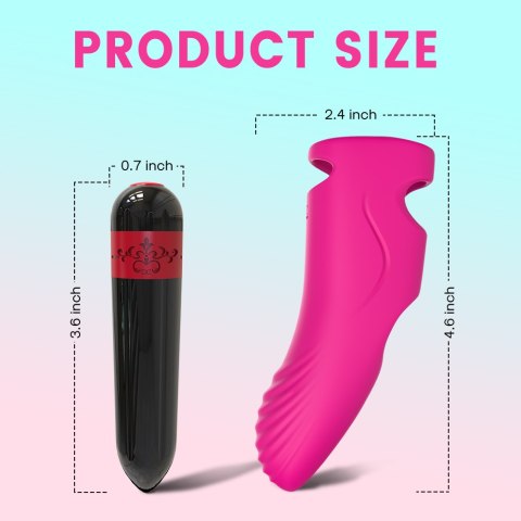 NAKŁADKA NA PALEC STYMULUJE WYDŁUŻA ORGAZM MASAŻ AURORA PINK NAKŁADKA NA PALEC STYMULUJE WYDŁUŻA ORGAZM MASAŻ AURORA PINK