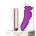 NAKŁADKA NA PALEC STYMULUJE WYDŁUŻA ORGAZM MASAŻ AURORA PURPLE