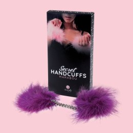 KAJDANKI EROTYCZNE METALOWE KLUCZYK FUTERKO BDSM KAJDANKI-ESPOSAS MARABU MORADO
