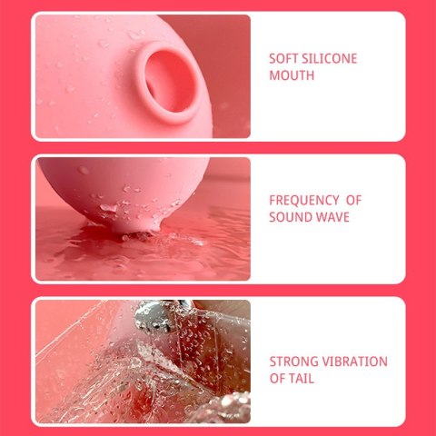 RACHEL Vibrating & Sucking Fish USB 9 functions, Yellow RACHEL Vibrating & Sucking Fish USB 9 functions, Yellow