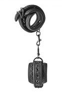 SOLIDNE KAJDANKI KRĘPOWANIE MOCNY SEX BDSM GADŻETBLAZE HANDCUFF DIAMOND BLACK