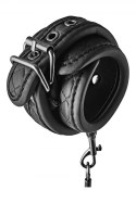 SOLIDNE KAJDANKI KRĘPOWANIE MOCNY SEX BDSM GADŻETBLAZE HANDCUFF DIAMOND BLACK