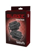 SOLIDNE KAJDANKI KRĘPOWANIE MOCNY SEX BDSM GADŻETBLAZE HANDCUFF DIAMOND BLACK
