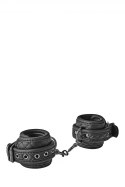 SOLIDNE KAJDANKI KRĘPOWANIE MOCNY SEX BDSM GADŻETBLAZE HANDCUFF DIAMOND BLACK