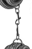 SOLIDNE KAJDANKI KRĘPOWANIE MOCNY SEX BDSM GADŻETBLAZE HANDCUFF DIAMOND BLACK