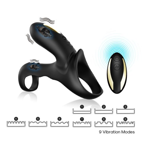 PIERŚCIEŃ EREKCYJNY SEX RING WIBRACJE STYMULATOR RANGER BLACK PIERŚCIEŃ EREKCYJNY SEX RING WIBRACJE STYMULATOR RANGER BLACK