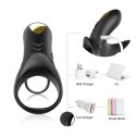 PIERŚCIEŃ EREKCYJNY SEX RING WIBRACJE STYMULATOR RANGER BLACK