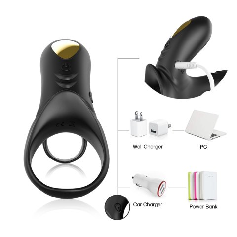 PIERŚCIEŃ EREKCYJNY SEX RING WIBRACJE STYMULATOR RANGER BLACK PIERŚCIEŃ EREKCYJNY SEX RING WIBRACJE STYMULATOR RANGER BLACK
