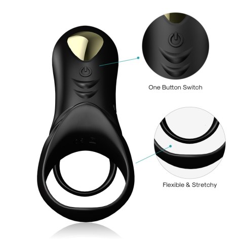 PIERŚCIEŃ EREKCYJNY SEX RING WIBRACJE STYMULATOR RANGER BLACK PIERŚCIEŃ EREKCYJNY SEX RING WIBRACJE STYMULATOR RANGER BLACK
