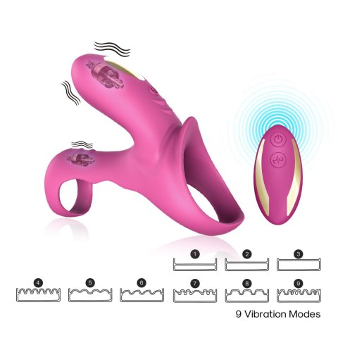PIERŚCIEŃ EREKCYJNY SEX RING WIBRACJE STYMULATOR RANGER RED PINK PIERŚCIEŃ EREKCYJNY SEX RING WIBRACJE STYMULATOR RANGER RED PINK