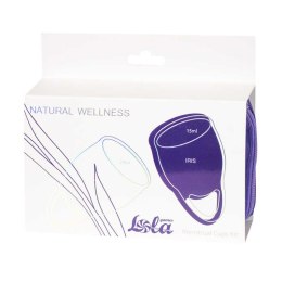 TAMPONY-MENSTRUAL CUPS KIT NATURAL WELLNESS IRIS
