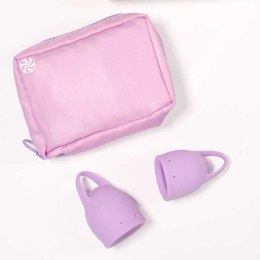 TAMPONY-MENSTRUAL CUPS KIT NATURAL WELLNESS ORCHID