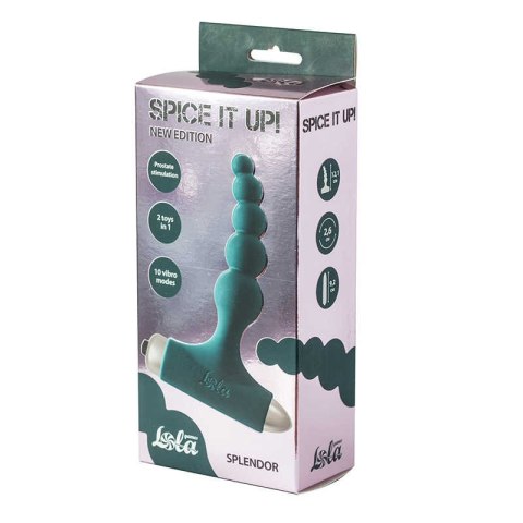 Vibrating Anal Plug Spice it up New Edition Splendor Dark green Vibrating Anal Plug Spice it up New Edition Splendor Dark green