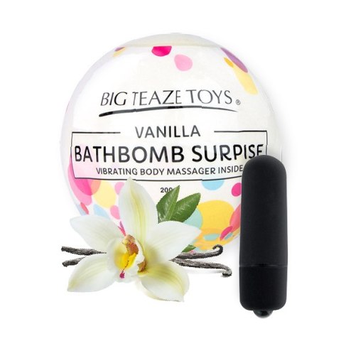 BIG TEAZE TOYS - BATH BOMB SURPRISE WITH VIBRATING BODY MASSAGER VANILLA BIG TEAZE TOYS - BATH BOMB SURPRISE WITH VIBRATING BODY MASSAGER VANILLA