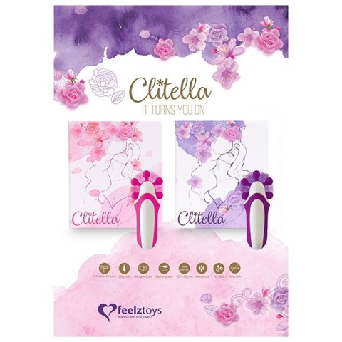 FEELZTOYS - CLITELLA ORAL CLITORAL STIMULATOR PURPLE FEELZTOYS - CLITELLA ORAL CLITORAL STIMULATOR PURPLE