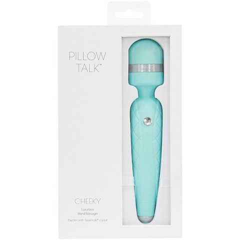PILLOW TALK - CHEEKY WAND MASSAGER TEAL PILLOW TALK - CHEEKY WAND MASSAGER TEAL