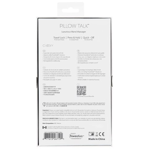 PILLOW TALK - CHEEKY WAND MASSAGER TEAL PILLOW TALK - CHEEKY WAND MASSAGER TEAL