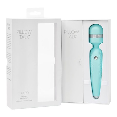 PILLOW TALK - CHEEKY WAND MASSAGER TEAL PILLOW TALK - CHEEKY WAND MASSAGER TEAL