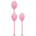 KULKI GEJSZY TRENING MIĘŚNI KEGLA KORALIKI JAJKA PILLOW TALK - FRISKY PLEASURE BALLS PINK