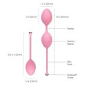 KULKI GEJSZY TRENING MIĘŚNI KEGLA KORALIKI JAJKA PILLOW TALK - FRISKY PLEASURE BALLS PINK
