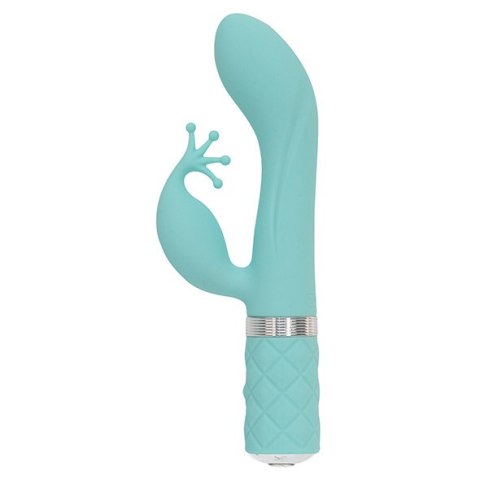 PILLOW TALK - KINKY RABBIT & G-SPOT VIBRATOR TEAL PILLOW TALK - KINKY RABBIT & G-SPOT VIBRATOR TEAL