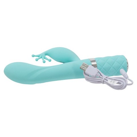 PILLOW TALK - KINKY RABBIT & G-SPOT VIBRATOR TEAL PILLOW TALK - KINKY RABBIT & G-SPOT VIBRATOR TEAL