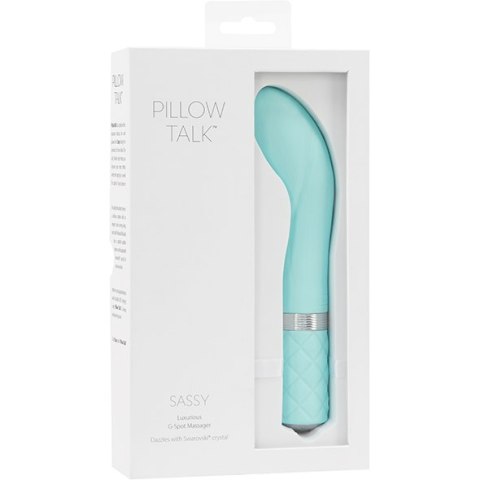 PILLOW TALK - SASSY G-SPOT VIBRATOR TEALL PILLOW TALK - SASSY G-SPOT VIBRATOR TEALL