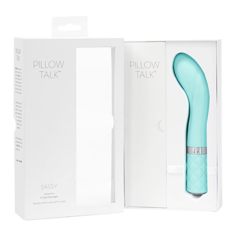 PILLOW TALK - SASSY G-SPOT VIBRATOR TEALL PILLOW TALK - SASSY G-SPOT VIBRATOR TEALL