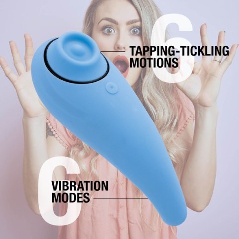 FEELZTOYS - FEMMEGASM TAPPING & TICKLING VIBRATOR TURQOISE FEELZTOYS - FEMMEGASM TAPPING & TICKLING VIBRATOR TURQOISE