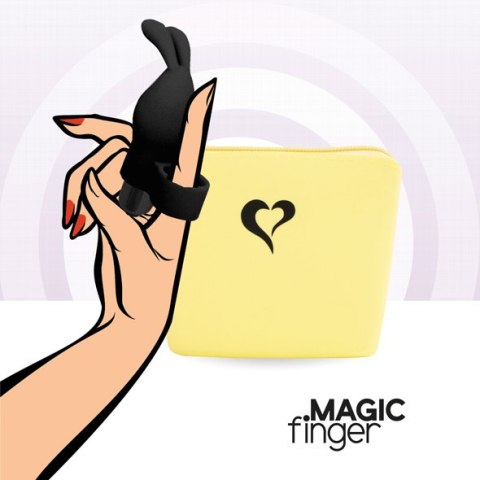 NAKŁADKA NA PALEC STYMULUJE WYDŁUŻA ORGAZM MASAŻ FEELZTOYS - MAGIC FINGER VIBRATOR BLACK NAKŁADKA NA PALEC STYMULUJE WYDŁUŻA ORGAZM MASAŻ FEELZTOYS - MAGIC FINGER VIBRATOR BLACK