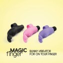 NAKŁADKA NA PALEC STYMULUJE WYDŁUŻA ORGAZM MASAŻ FEELZTOYS - MAGIC FINGER VIBRATOR BLACK