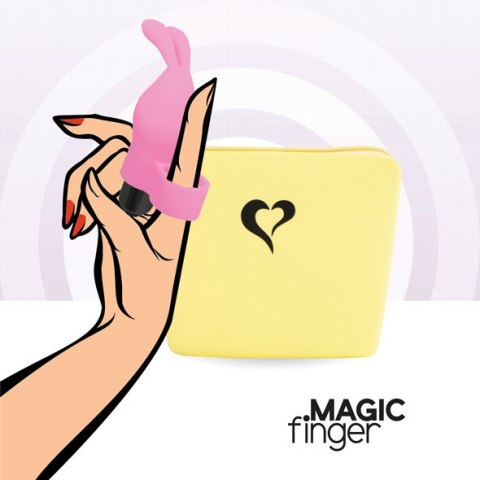 NAKŁADKA NA PALEC STYMULUJE WYDŁUŻA ORGAZM MASAŻ FEELZTOYS - MAGIC FINGER VIBRATOR PINK NAKŁADKA NA PALEC STYMULUJE WYDŁUŻA ORGAZM MASAŻ FEELZTOYS - MAGIC FINGER VIBRATOR PINK