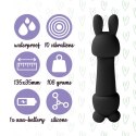 FEELZTOYS - MISTER BUNNY MASSAGE VIBRATOR WITH 2 CAPS BLACK