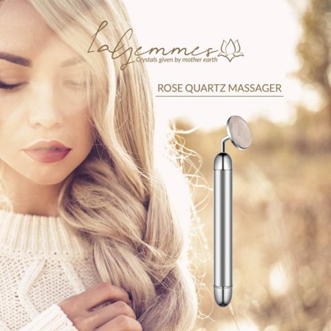 LA GEMMES - LAY-ON VIBRATOR ROSE QUARTZ LA GEMMES - LAY-ON VIBRATOR ROSE QUARTZ