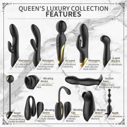 ZESTAW PRETTY LOVE - GOLDEN BLACK COUPLE'S SET