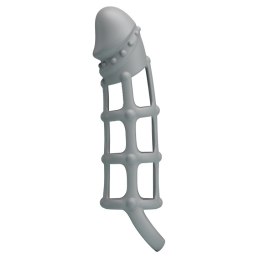 PRZEDŁUŻKA NA PENISA DUŻA GRUBA NAKŁADKA POSZERZA PRETTY LOVE - PENIS SLEEVE WITH BALL STRAP