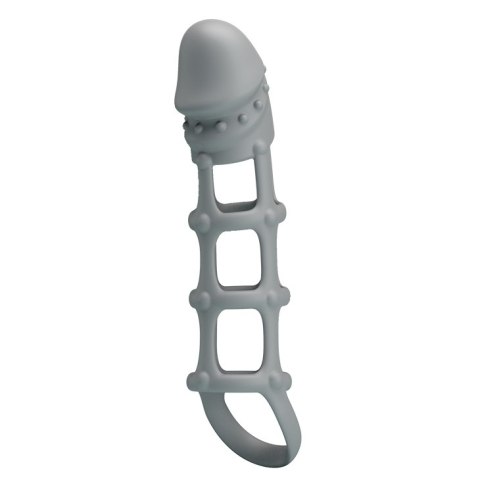 PRZEDŁUŻKA NA PENISA DUŻA GRUBA NAKŁADKA POSZERZA PRETTY LOVE - PENIS SLEEVE WITH BALL STRAP PRZEDŁUŻKA NA PENISA DUŻA GRUBA NAKŁADKA POSZERZA PRETTY LOVE - PENIS SLEEVE WITH BALL STRAP