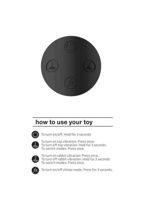 WIBRATOR-ZOSIA - CLASSIC G-SPOT RABBIT - BLACK WIBRATOR-ZOSIA - CLASSIC G-SPOT RABBIT - BLACK
