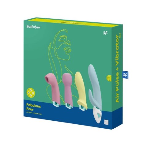 Fabulous Four Air pulse + Vibrator set Fabulous Four Air pulse + Vibrator set