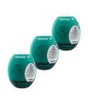 SEX MASTURBATOR SZTUCZNA REALISTYCZNA POCHWA ANAL MASTURBATOR-EGGS (SET OF 3 NAUGHTY)