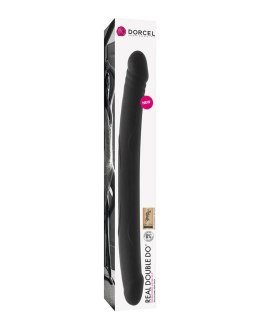 SOLIDNE DILDO PODWÓJNA PENETRACJA WAGINALNO ANALNY REAL DOUBLE DO BLACK