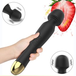 STYMULATOR-SILICONE MASSAGER BLACK USB 6 VIBRATION