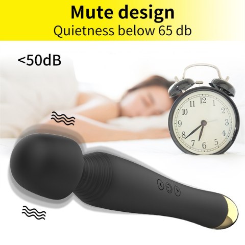 STYMULATOR-SILICONE MASSAGER BLACK USB 6 VIBRATION STYMULATOR-SILICONE MASSAGER BLACK USB 6 VIBRATION