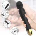 STYMULATOR-SILICONE MASSAGER BLACK USB 6 VIBRATION