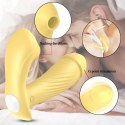 STYMULATOR-SILICONE PANTY VIBRATOR USB, 7 VIBRATIONS, HEATING FUNCTION, 7 FREQUENCY OF SUCKING