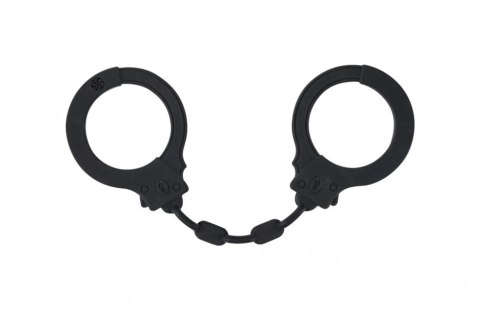 Kajdanki-Silicone Handcuffs Party Hard Suppression Black Kajdanki-Silicone Handcuffs Party Hard Suppression Black